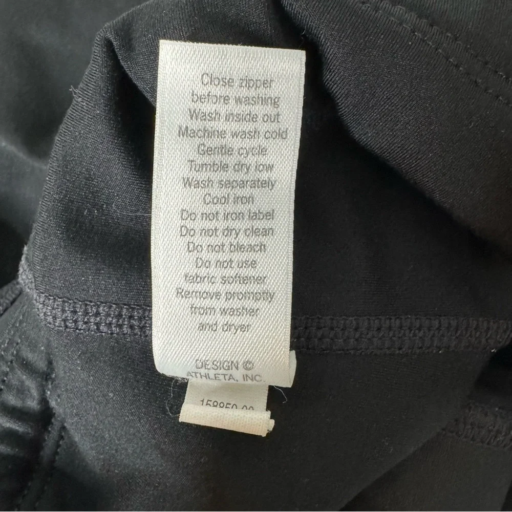 Athleta Aurora Precision‎ 7/8 Tight Leggings Black Multi Small
